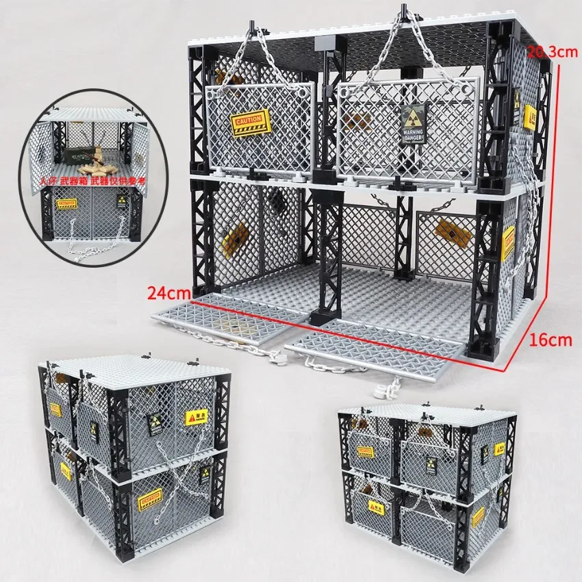 Double Layer Chainnet Prison Building Blocks Figures Monster Zombie Dinosaur Model Captivity Cage Bricks Children Gifts Boy Toys
Double Layer Chainnet Prison Building Blocks Figures Monster Zombie Dinosaur Model Captivity Cage Bricks Children Gifts Boy Toys