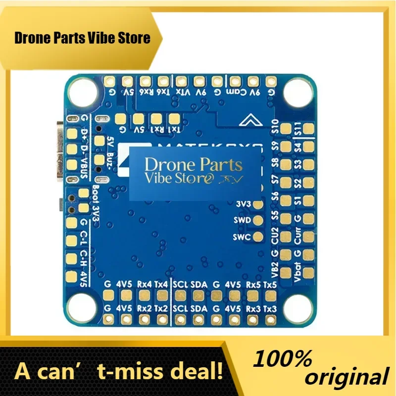 DronePMATEKSYS H7A3-SLIM FLIGHT CONTROLLER 2-8S LiPo 30.5X30.5mm
DronePMATEKSYS H7A3-SLIM FLIGHT CONTROLLER 2-8S LiPo 30.5X30.5mm