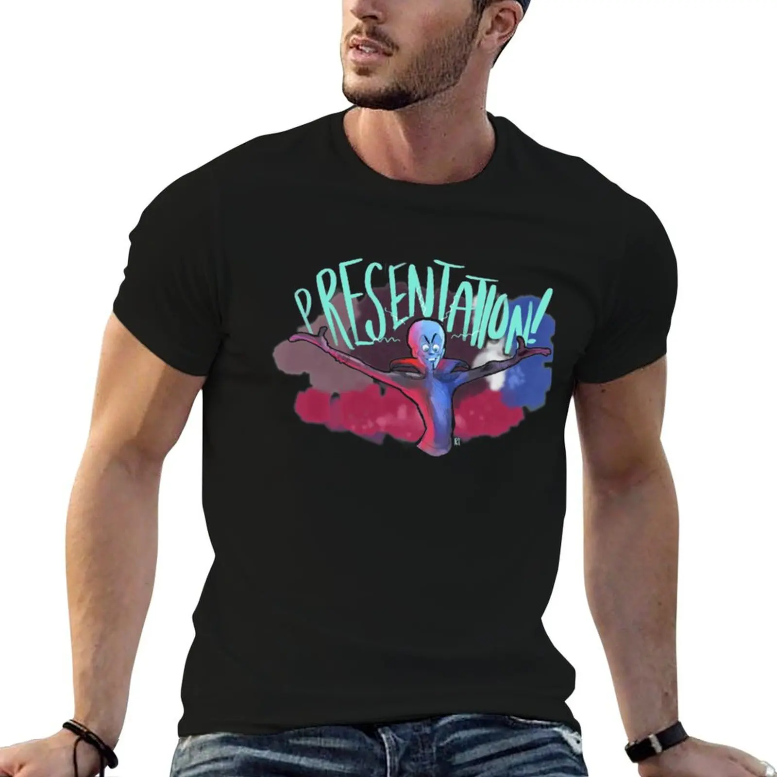 PRESENTATION Megamind T-Shirt t shirts for man slim fit t shirts cotton 100% man t shirts cotton T-shirt
PRESENTATION Megamind T-Shirt t shirts for man slim fit t shirts cotton 100% man t shirts cotton T-shirt
