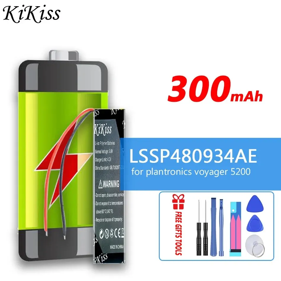 Аккумулятор KiKiss LSSP480934AE (480834 (2 линии) 300 мАч для plantronics voyager 5200 LSSP480934AE, сменная батарея
Аккумулятор KiKiss LSSP480934AE (480834 (2 линии) 300 мАч для plantronics voyager 5200 LSSP480934AE, сменная батарея