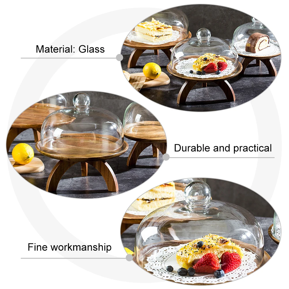 Glass Cover Cake Protector Display Cakes Snack Plate Micro Landscape Dessert Tray
Glass Cover Cake Protector Display Cakes Snack Plate Micro Landscape Dessert Tray