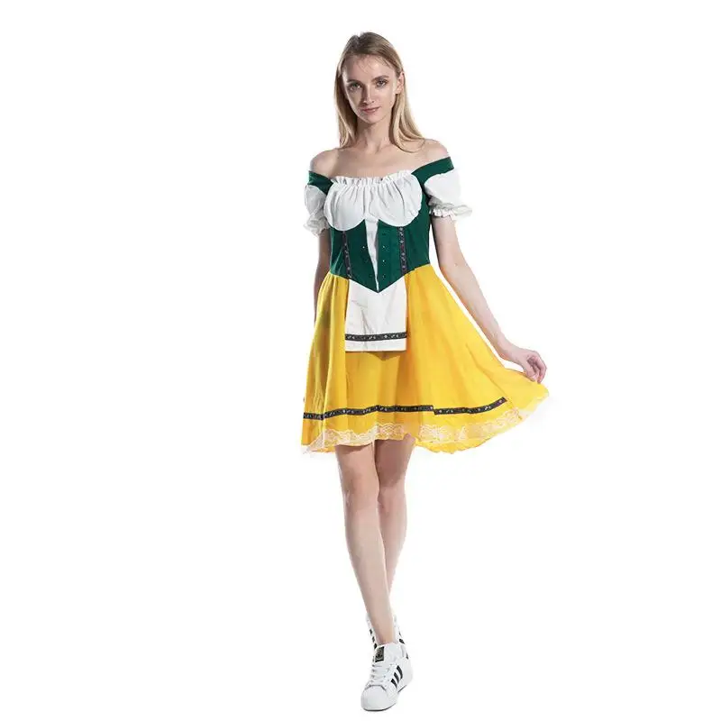Munich Beer Festival Maid Uniform Halloween Cosplay Women's Skirt Outfit Traditional Chinese Costume Stage Performance Wear
Munich Beer Festival Maid Uniform Halloween Cosplay Women's Skirt Outfit Traditional Chinese Costume Stage Performance Wear