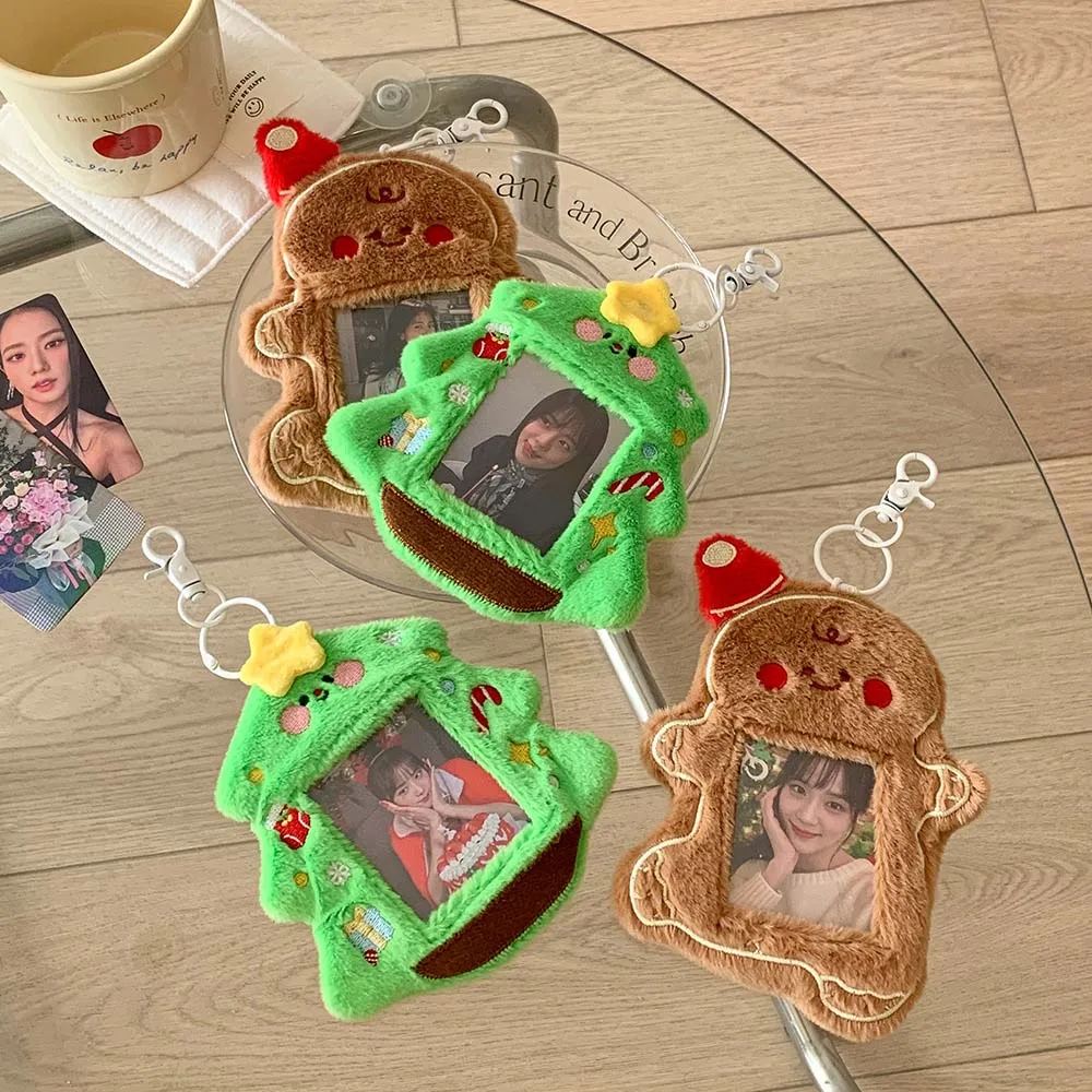 With Keychain Plush Photocard Holder ID Card Cover Christmas Tree Christmas Bus Card Holder INS Korean Style Idol Photo Sleeve
With Keychain Plush Photocard Holder ID Card Cover Christmas Tree Christmas Bus Card Holder INS Korean Style Idol Photo Sleeve