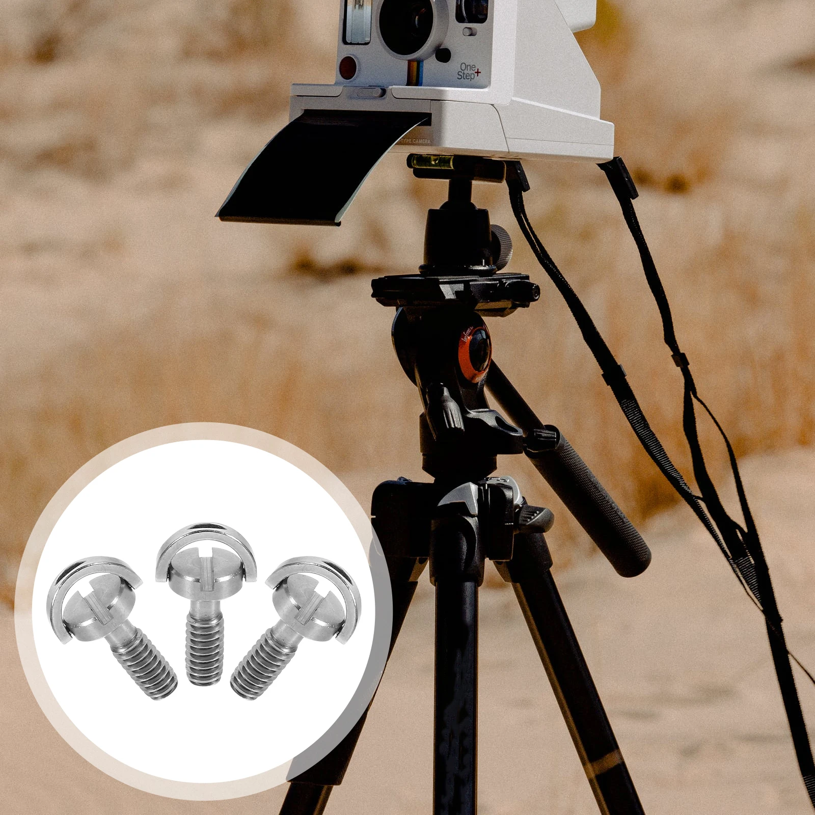 3pcs 1/4 Inch Extended Screw For Quick Release Plate Tripod Mounting Hinged D-Shaft Camera Fixing Slotted Screw D-Ring
3pcs 1/4 Inch Extended Screw For Quick Release Plate Tripod Mounting Hinged D-Shaft Camera Fixing Slotted Screw D-Ring