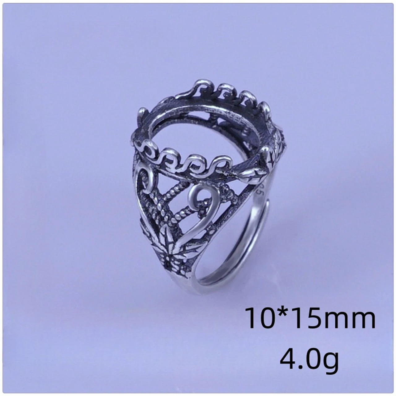 S925 Pure Silver Oval 10*15mm Retro Ring Setting With Turquoise Sapphire Women Men's Support Gifts Engagement Jewelry Wholesale
S925 Pure Silver Oval 10*15mm Retro Ring Setting With Turquoise Sapphire Women Men's Support Gifts Engagement Jewelry Wholesale
