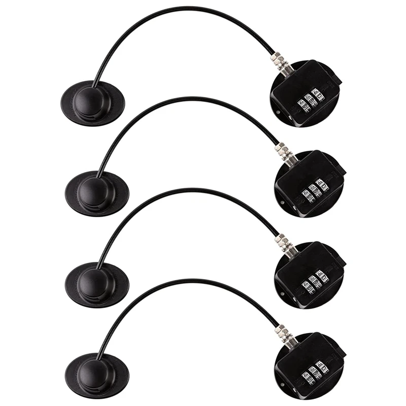 Combination Fridge Lock Freezer Child Safety Lock Door Lock With Strong Adhesive (4Pcs, Black)
Combination Fridge Lock Freezer Child Safety Lock Door Lock With Strong Adhesive (4Pcs, Black)