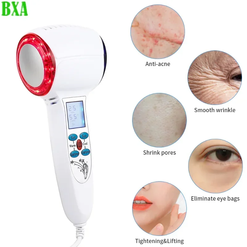 Red and Blue Photon Hot Cold Hammer Cryotherapy Warm Ice Heating Facial Skin Lifting Tightening Anti-aging Facial Hydrotherapy S
Red and Blue Photon Hot Cold Hammer Cryotherapy Warm Ice Heating Facial Skin Lifting Tightening Anti-aging Facial Hydrotherapy S