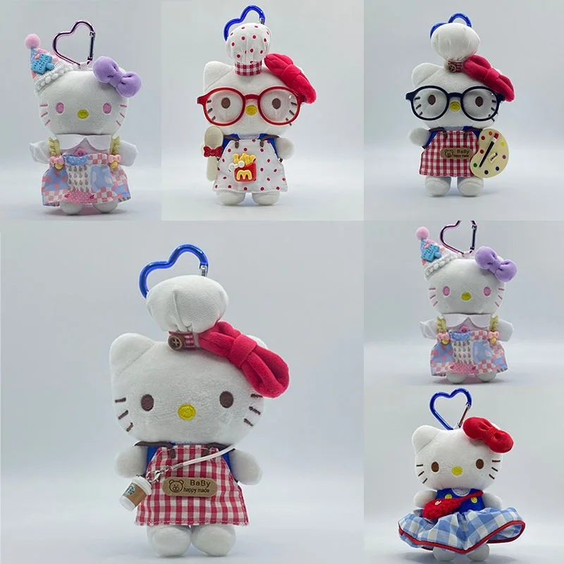 Милые брелоки-украшения для сумок и ключей из серии «Кошечка Хелло Китти» от Sanrio в стиле шеф-повара с клетчатой юбкой – идеальный подарок для девочек
Милые брелоки-украшения для сумок и ключей из серии «Кошечка Хелло Китти» от Sanrio в стиле шеф-повара с клетчатой юбкой – идеальный подарок для девочек