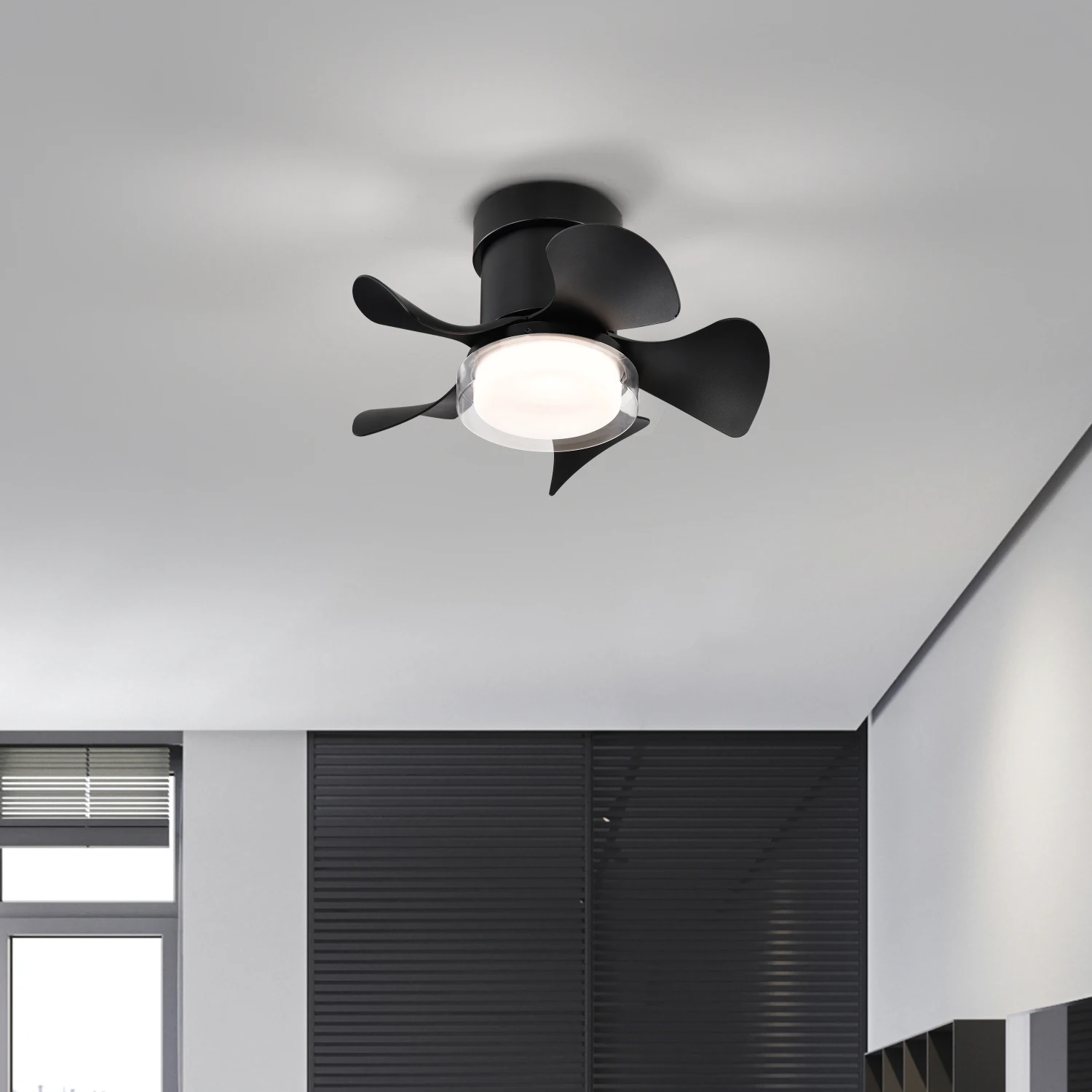 21'' low noise matte black abs blade remote ceiling fan with led light for Kitchen Bedroom Dining room Toilet Patio (Matt Black)
21'' low noise matte black abs blade remote ceiling fan with led light for Kitchen Bedroom Dining room Toilet Patio (Matt Black)