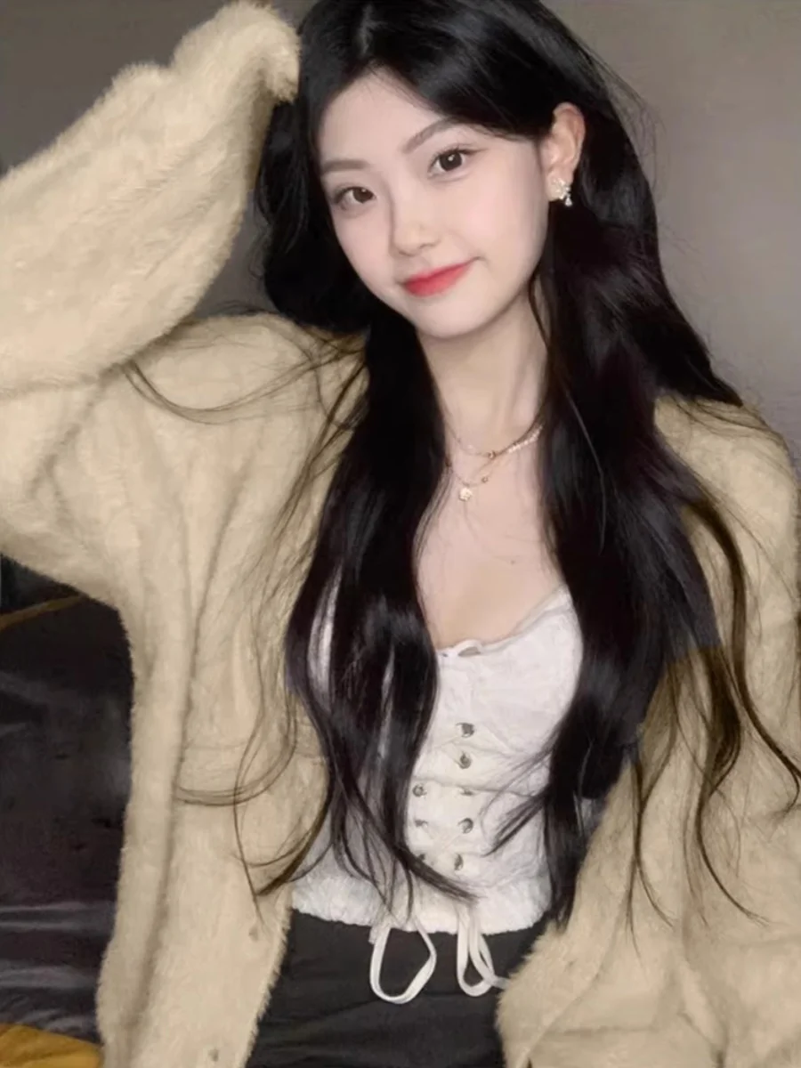 Sweaters Jumpers Cardigans Womens For Woman Short Acrylic Modal Houndstooth Design Loose Fit Campus Life Young Fresh Vibrant Ins
Sweaters Jumpers Cardigans Womens For Woman Short Acrylic Modal Houndstooth Design Loose Fit Campus Life Young Fresh Vibrant Ins