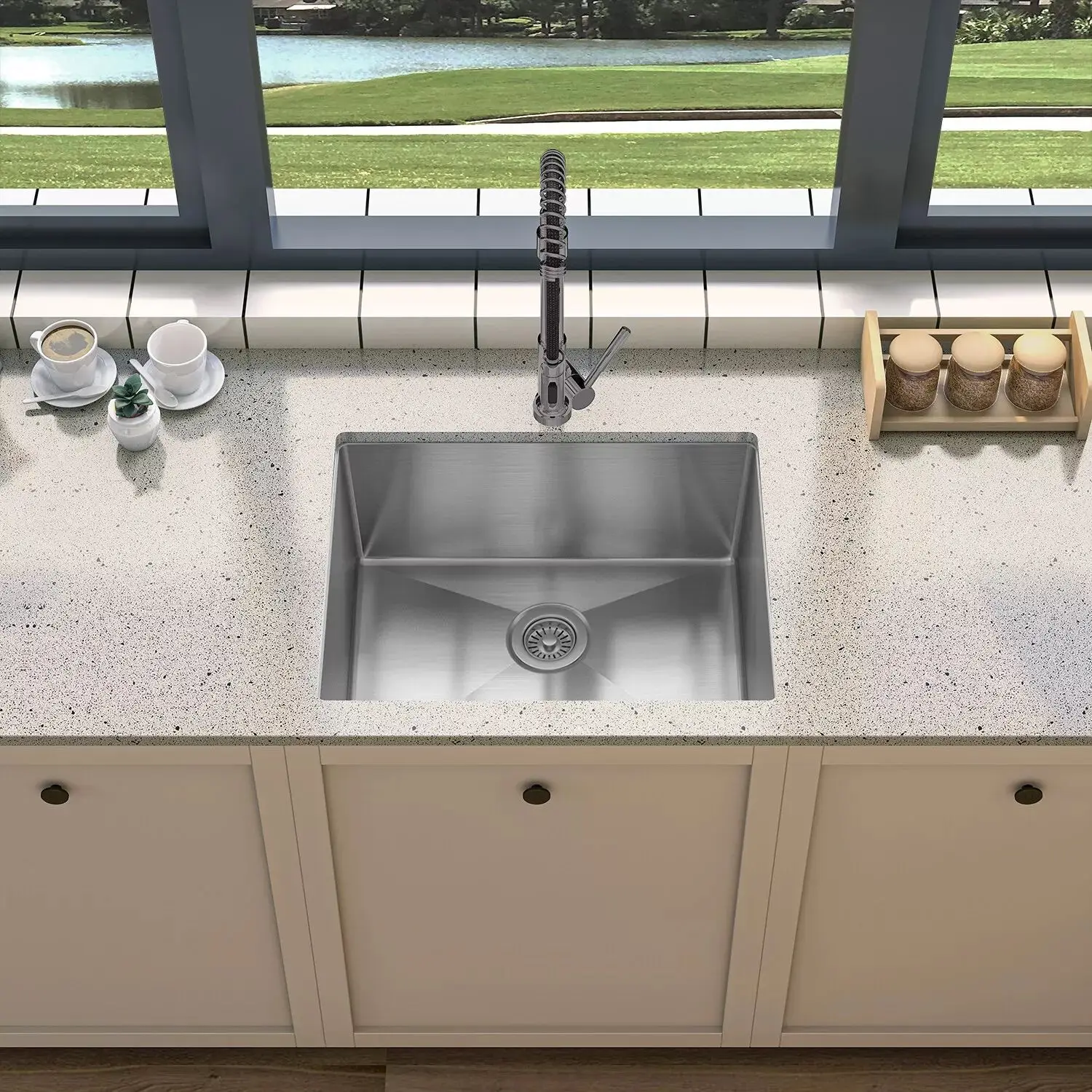 304 stainless steel household sink wholesale multi size thickened large single slot table top and bottom basin factory direct
304 stainless steel household sink wholesale multi size thickened large single slot table top and bottom basin factory direct