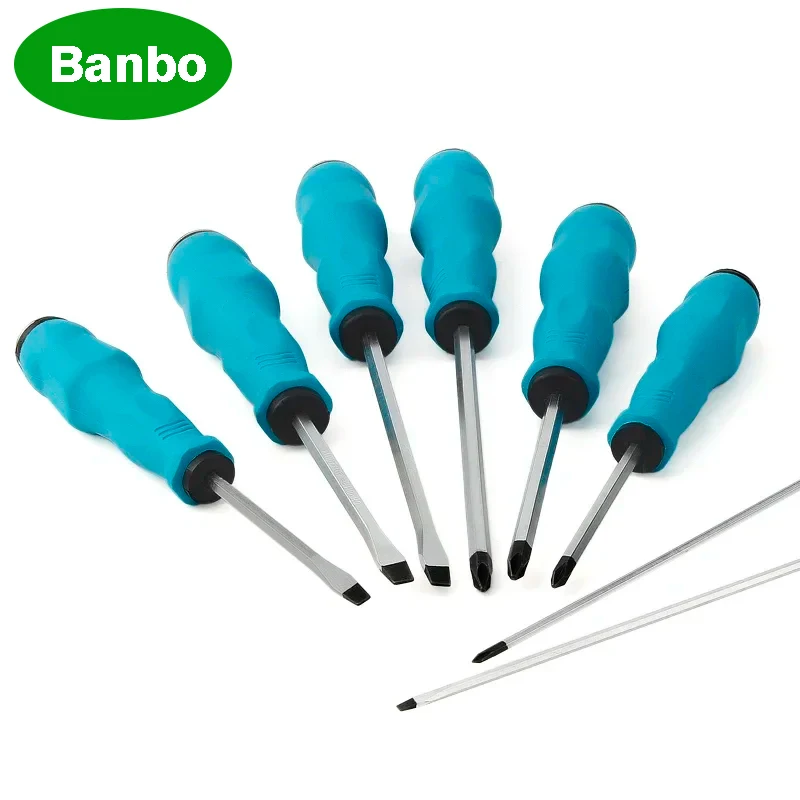 1pcs Knockable Heart Screwdriver Multifunction Extra Long and Thick Slotted Phillips Screw Driver Set with PP Handle 5 6 8 9.5mm
1pcs Knockable Heart Screwdriver Multifunction Extra Long and Thick Slotted Phillips Screw Driver Set with PP Handle 5 6 8 9.5mm