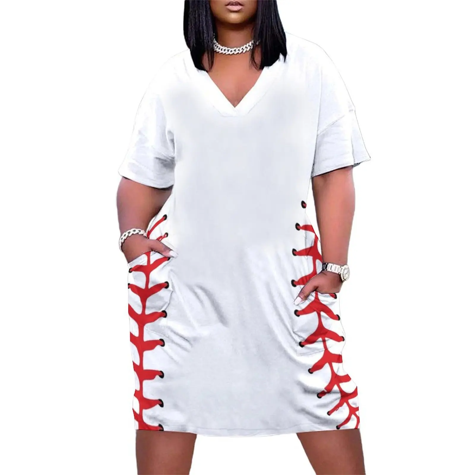 Ball Baseball Loose Pocket Dress summer dress for women 2025 elegant evening dresses for women 2025
Ball Baseball Loose Pocket Dress summer dress for women 2025 elegant evening dresses for women 2025