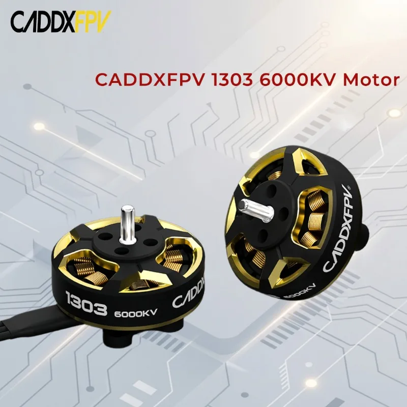 CADDXFPV 1303 6000KV Brushless Motors Gofilm 20 2PCS for Gofilm 20 2inch FPV Drones DIY Parts
CADDXFPV 1303 6000KV Brushless Motors Gofilm 20 2PCS for Gofilm 20 2inch FPV Drones DIY Parts
