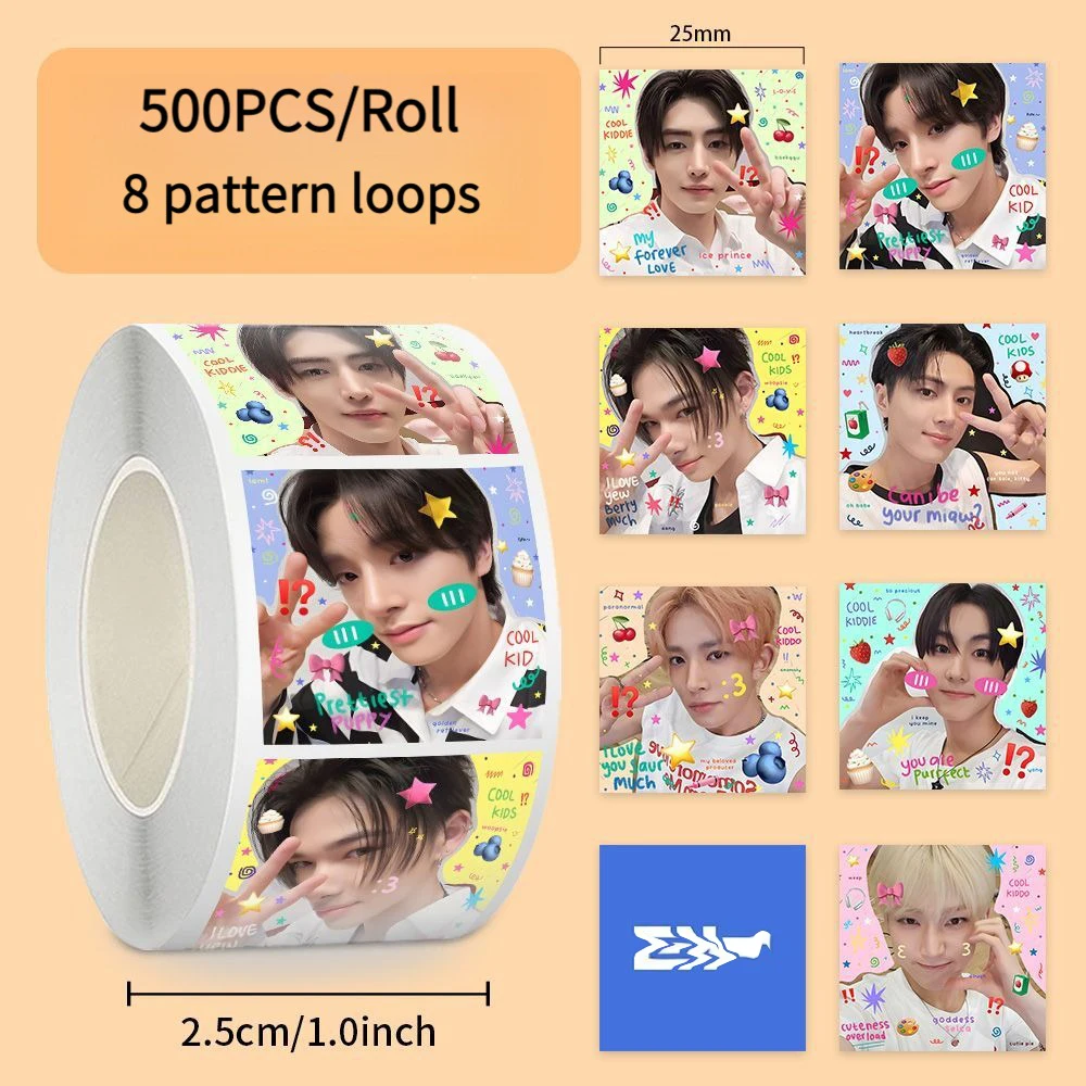 500Pcs/Roll Kpop JAKE Sticker Desire Unleash JAY NI-KI JUNGWON HEESEUNG SUNOO SUNGHOON Stickers DIY Scrapbooking Fan Gift Merchs
500Pcs/Roll Kpop JAKE Sticker Desire Unleash JAY NI-KI JUNGWON HEESEUNG SUNOO SUNGHOON Stickers DIY Scrapbooking Fan Gift Merchs