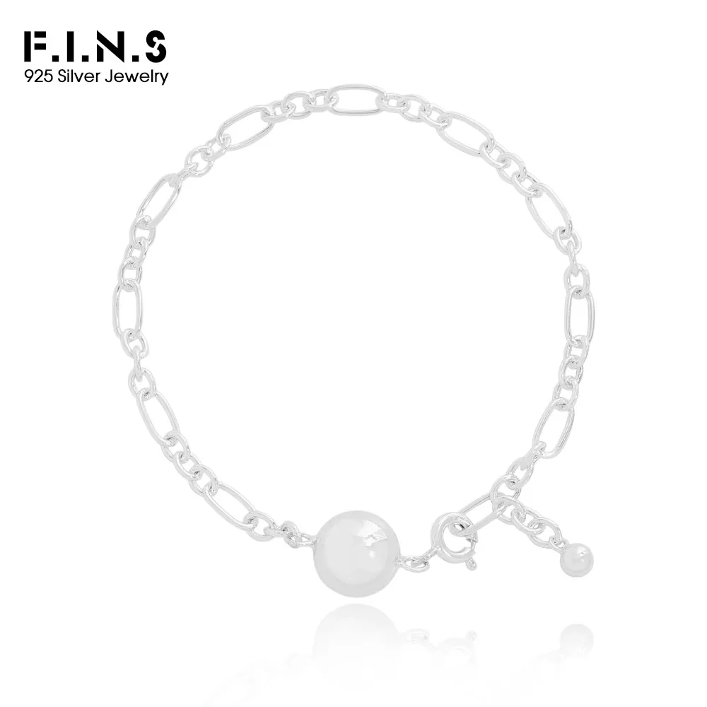 F.I.N.S оригинальная круглая шариковая цепочка S925 браслет из стерлингового серебра женский корейский INS минималистичный DIY ручной ювелирный аксессуар
F.I.N.S оригинальная круглая шариковая цепочка S925 браслет из стерлингового серебра женский корейский INS минималистичный DIY ручной ювелирный аксессуар