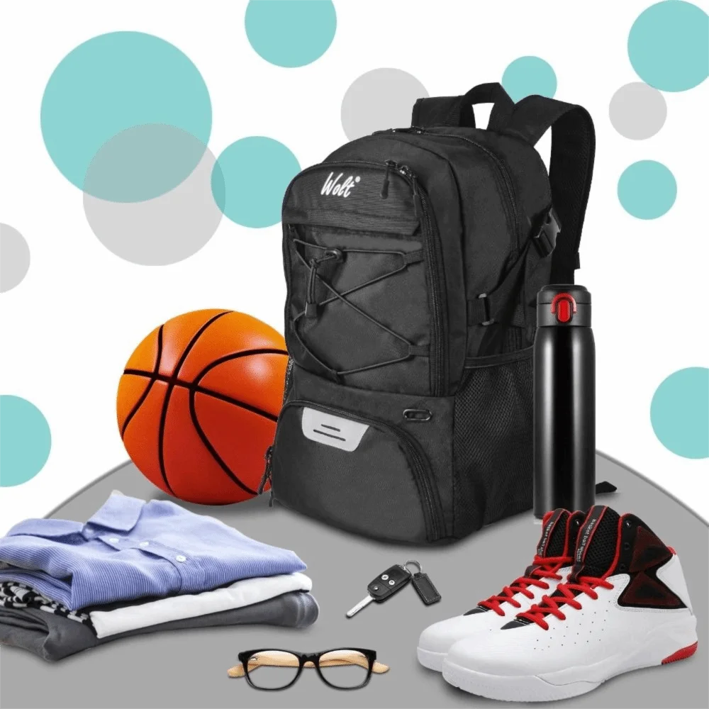 Large Capacity Basketball Backpack Separate Ball Holder Shoes Compartment Soccer Ball Backpack Waterproof Breathable Sports Bag
Large Capacity Basketball Backpack Separate Ball Holder Shoes Compartment Soccer Ball Backpack Waterproof Breathable Sports Bag