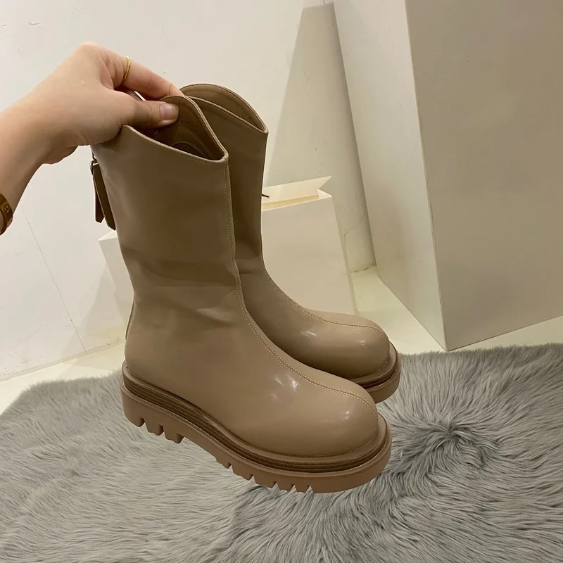 Women Fashion Chelsea Boots Autumn Winter Korean Shoes Soft Leather Platform Shoes Ladies British Chelsea Boots Ankle Knee-high
Women Fashion Chelsea Boots Autumn Winter Korean Shoes Soft Leather Platform Shoes Ladies British Chelsea Boots Ankle Knee-high