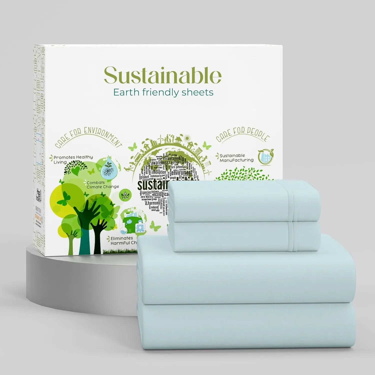 Twin Size Sky Blue 100% Cotton Sheet Set – 400 Thread Count, Wrinkle-Resistant, Soft Sateen Weave, Hotel Quality Bed Sheets,
Twin Size Sky Blue 100% Cotton Sheet Set – 400 Thread Count, Wrinkle-Resistant, Soft Sateen Weave, Hotel Quality Bed Sheets,
