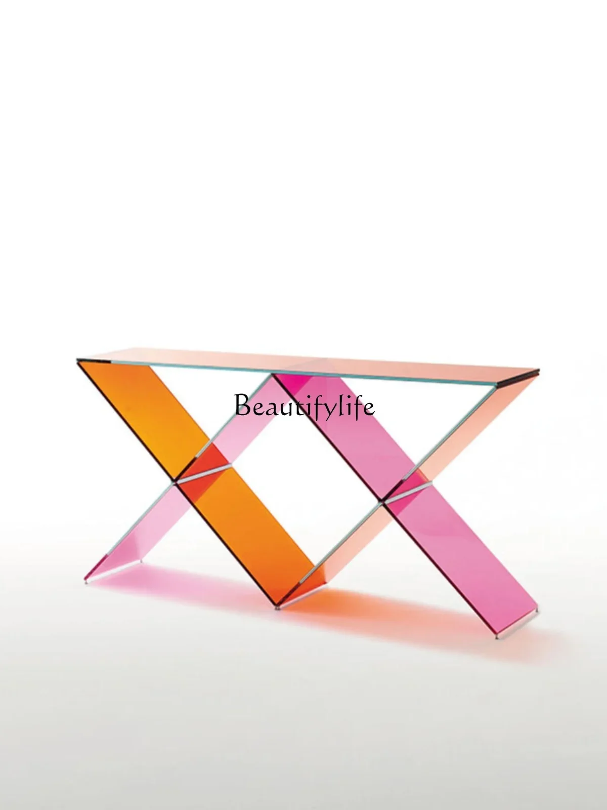 Acrylic colorful entrance table creative art modern simple Nordic light luxury living room entrance table
Acrylic colorful entrance table creative art modern simple Nordic light luxury living room entrance table