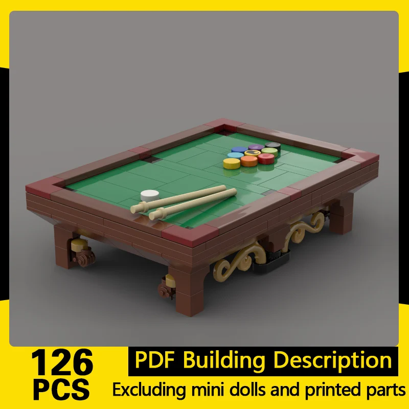 City Street View Model MOC Building Bricks Nine Ball Pool Modular Technology Gifts Holiday Assemble Children Toys Suit
City Street View Model MOC Building Bricks Nine Ball Pool Modular Technology Gifts Holiday Assemble Children Toys Suit