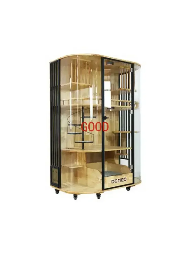 Панорамная вилла с изогнутой поверхностью, шкаф из массива дерева, стеклянный прозрачный роскошный дом, витрина
Панорамная вилла с изогнутой поверхностью, шкаф из массива дерева, стеклянный прозрачный роскошный дом, витрина