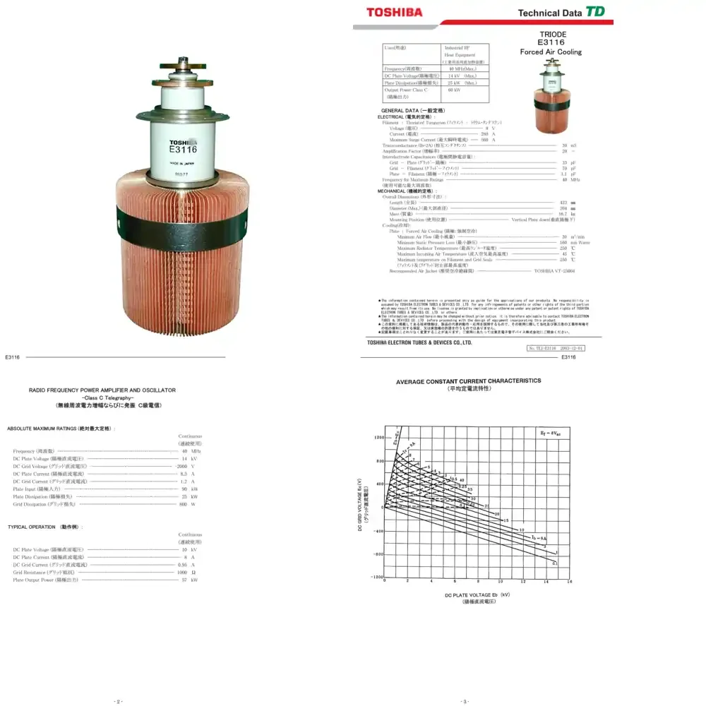 CAN0N T0SHIBA Original Japan E3116 Electron Triode Oscillator Oscillation Tube Lamp Power Tube for Machine
CAN0N T0SHIBA Original Japan E3116 Electron Triode Oscillator Oscillation Tube Lamp Power Tube for Machine