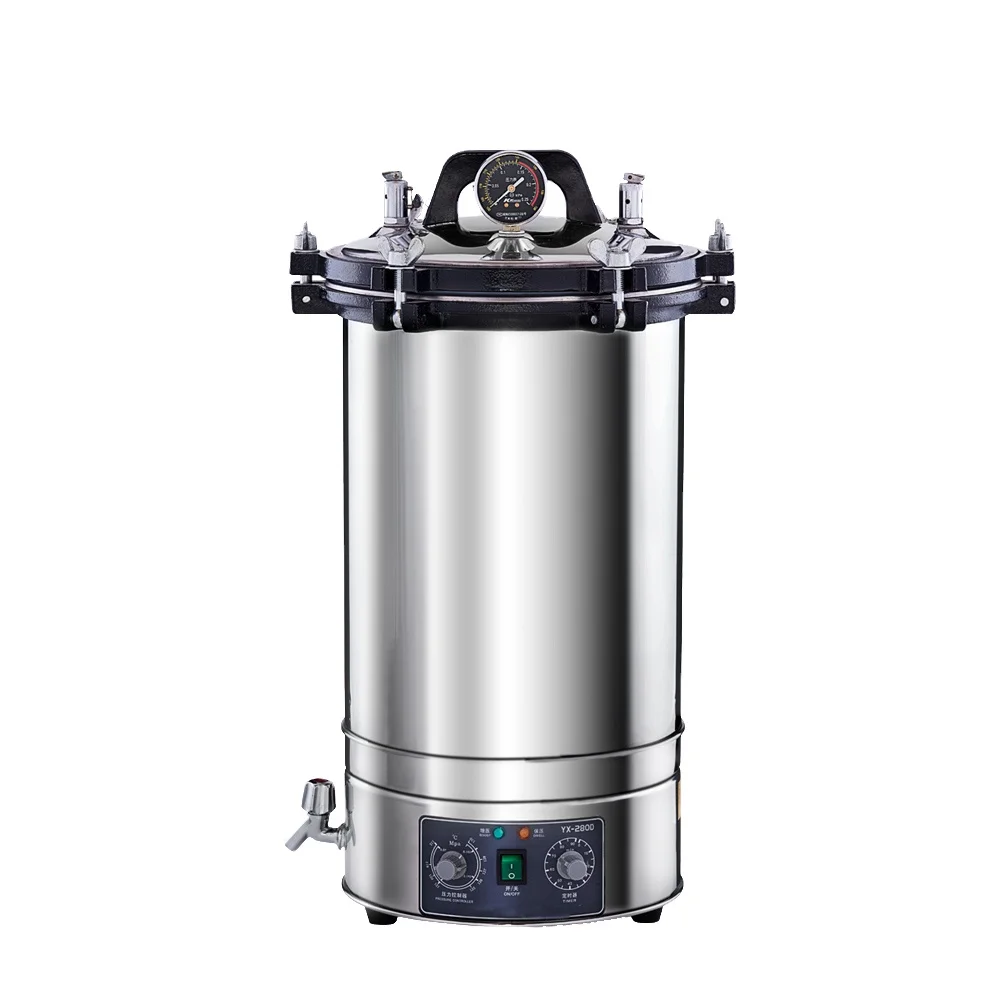 DW-280D Factory Price Temperature & Time Control Laboratory Electric Sterilizer 18L 24L 30L Portable Steam Autoclave Machine
DW-280D Factory Price Temperature & Time Control Laboratory Electric Sterilizer 18L 24L 30L Portable Steam Autoclave Machine