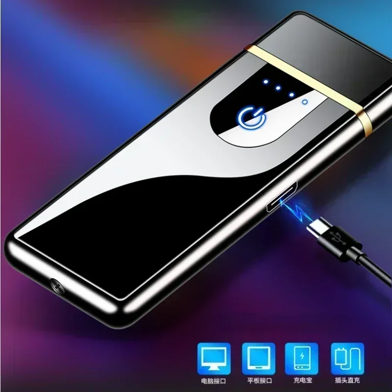 2024 New Metal Hot Sale Selling Usb Rechargeable Electric Lighter Heating Wire Windproof Smoking Cigarette Lighters Gift For Men
2024 New Metal Hot Sale Selling Usb Rechargeable Electric Lighter Heating Wire Windproof Smoking Cigarette Lighters Gift For Men