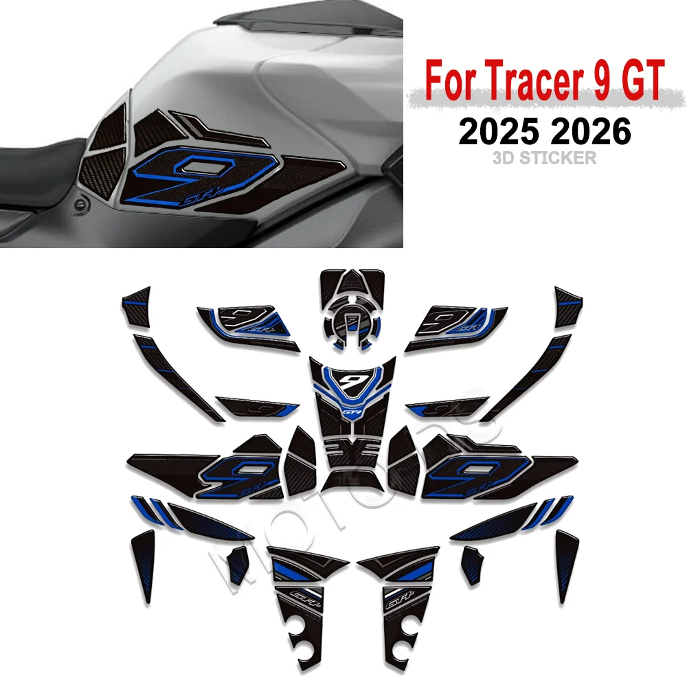 Motorcycle For Tracer 9GT 9 GT 9GT + 9GT+ Tank Pad TankPad Cap Grips Gas Fuel Knee Stickers Decals Protector 2025 2026
Motorcycle For Tracer 9GT 9 GT 9GT + 9GT+ Tank Pad TankPad Cap Grips Gas Fuel Knee Stickers Decals Protector 2025 2026 
