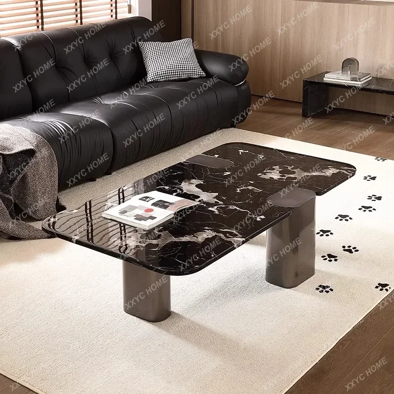 A Natural Black Rose Marble Coffee Table Living Room Household Rectangular Coffee Table
A Natural Black Rose Marble Coffee Table Living Room Household Rectangular Coffee Table