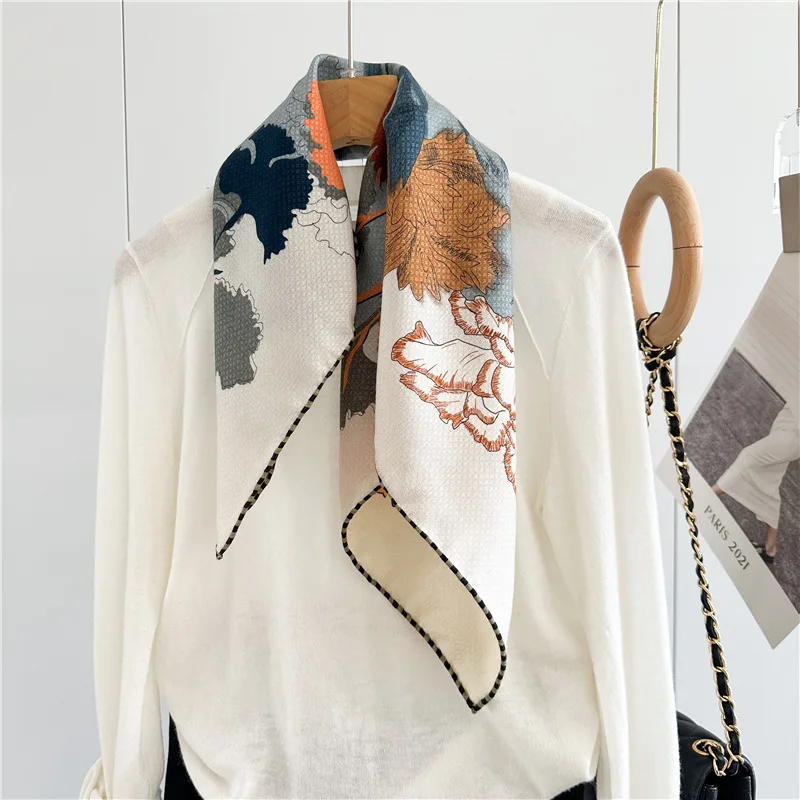 Luxury brand 70% wool 30% Silk Scarf for Women Shawls Wraps Leaves Scarves Pashmina Female Hijab ladies Bandana
Luxury brand 70% wool 30% Silk Scarf for Women Shawls Wraps Leaves Scarves Pashmina Female Hijab ladies Bandana