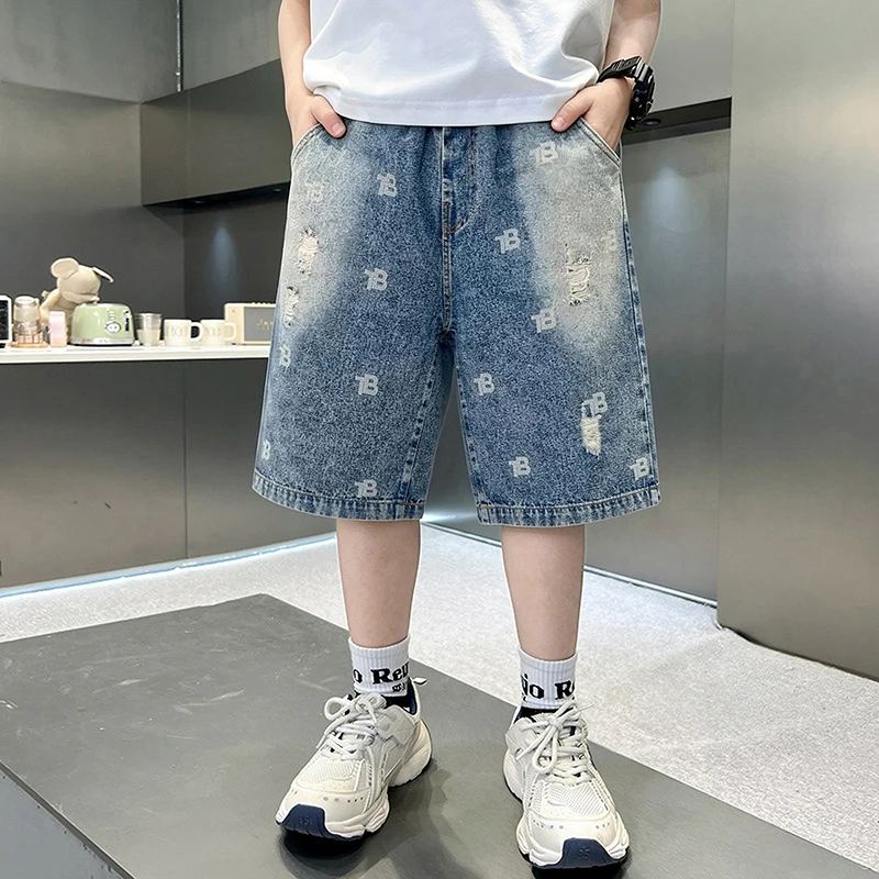 2026 summer new children's jeans spring girls' ripped jeans autumn boys' sports shorts
2026 summer new children's jeans spring girls' ripped jeans autumn boys' sports shorts