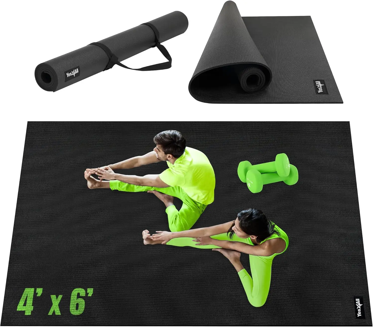Exercise Mat for Home Gym, Fitness Workout Mats, Non-Slip Yoga Mat, Thick Cushion Floor Mat
Exercise Mat for Home Gym, Fitness Workout Mats, Non-Slip Yoga Mat, Thick Cushion Floor Mat
