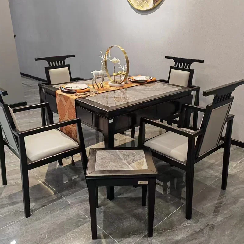 Table Dining Table Solid Wood Mahjong Machine Tea Table Dual-Use Automatic Household Tea House All-in-One Machine Linen Table
Table Dining Table Solid Wood Mahjong Machine Tea Table Dual-Use Automatic Household Tea House All-in-One Machine Linen Table