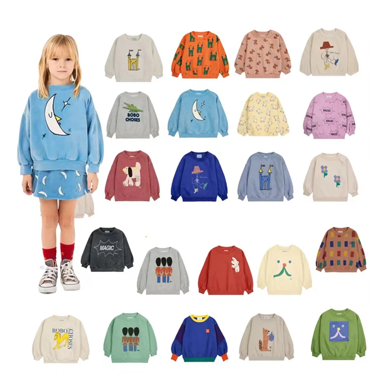 Children's Sweatshirt Set 24 Autumn Winter New Boys Fleece Sweatshirts Children's Pullovers Girls' Base Tops【in Stock】
Children's Sweatshirt Set 24 Autumn Winter New Boys Fleece Sweatshirts Children's Pullovers Girls' Base Tops【in Stock】