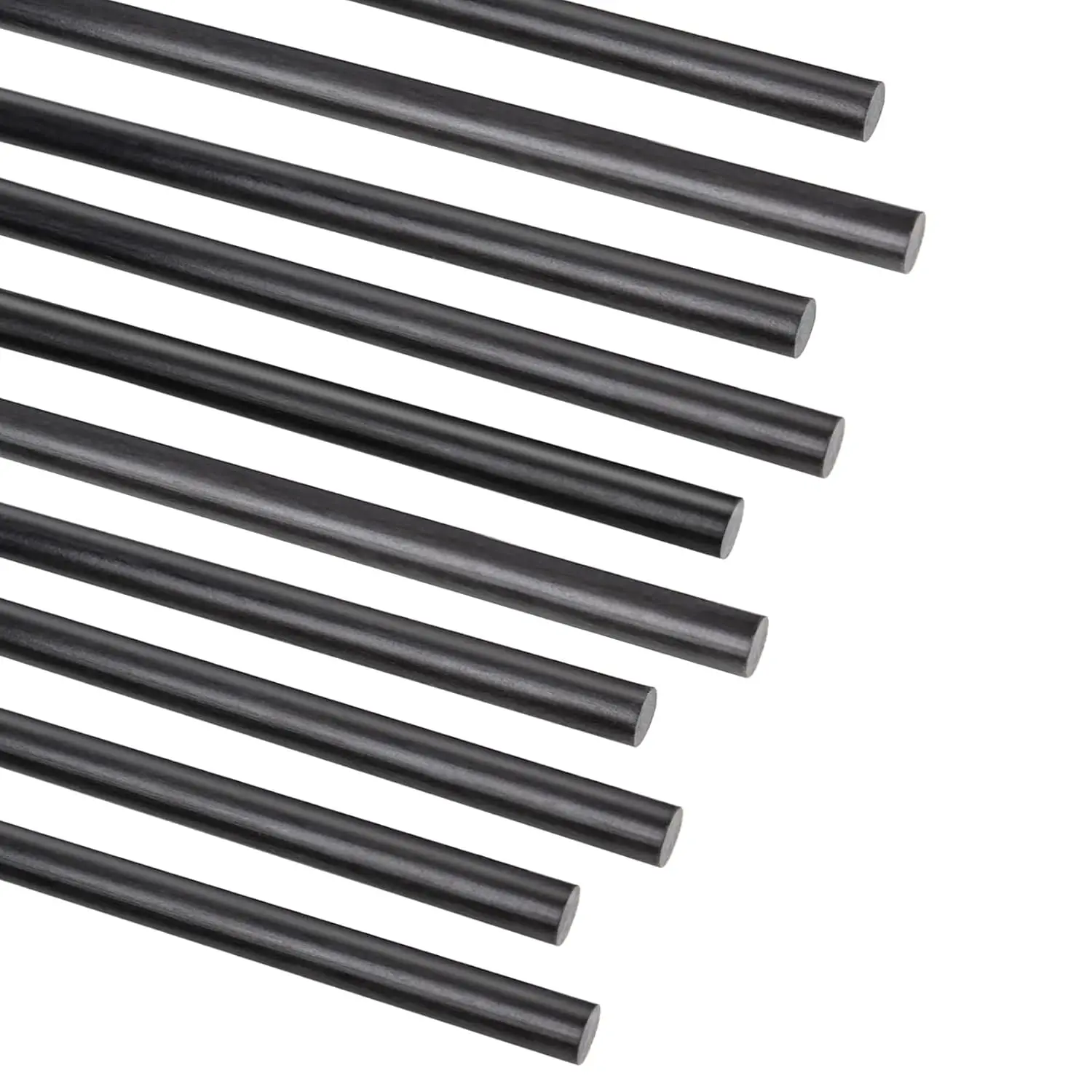 Carbon Fiber Rods 4mm Diameter 500mm (19.68in) for RC Airplane DIY Craft, Matte Finish, Includes 1mm,1.5mm,2mm,2.5mm,3mm,4mm,5mm,6mm,7mm,8mm,9mm,10mm Sizes, 10PCS
Carbon Fiber Rods 4mm Diameter 500mm (19.68in) for RC Airplane DIY Craft, Matte Finish, Includes 1mm,1.5mm,2mm,2.5mm,3mm,4mm,5mm,6mm,7mm,8mm,9mm,10mm Sizes, 10PCS