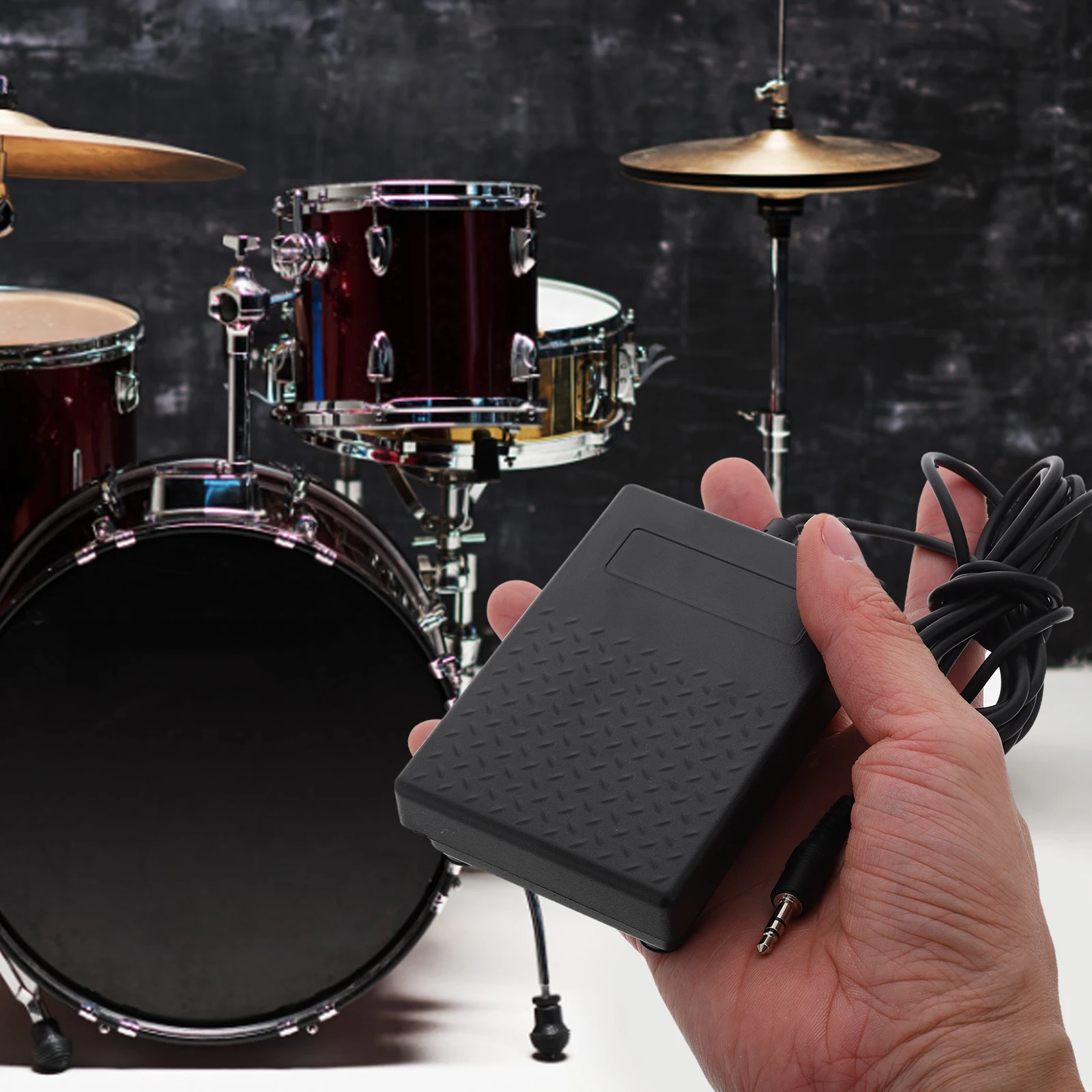 Universal Sustain Pedal For Electronic Keyboards Digital Piano Midi Foot Controller Polarity Switch Compatible With