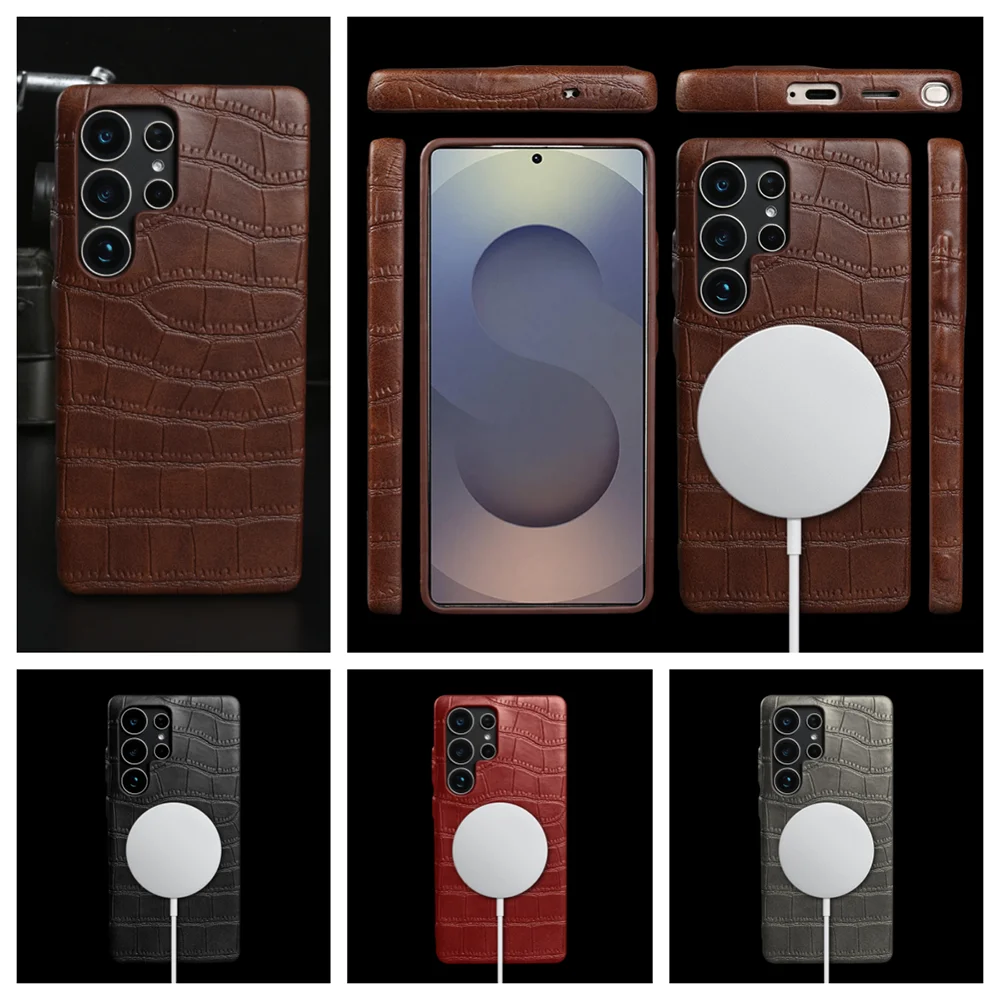 For Magsafe Leather Case For Samsung Galaxy S25 Ultra Edge S24 FE S23 Plus S22 S21 S20 Note 20 Ultra Phone Case Back Cover Coque
For Magsafe Leather Case For Samsung Galaxy S25 Ultra Edge S24 FE S23 Plus S22 S21 S20 Note 20 Ultra Phone Case Back Cover Coque