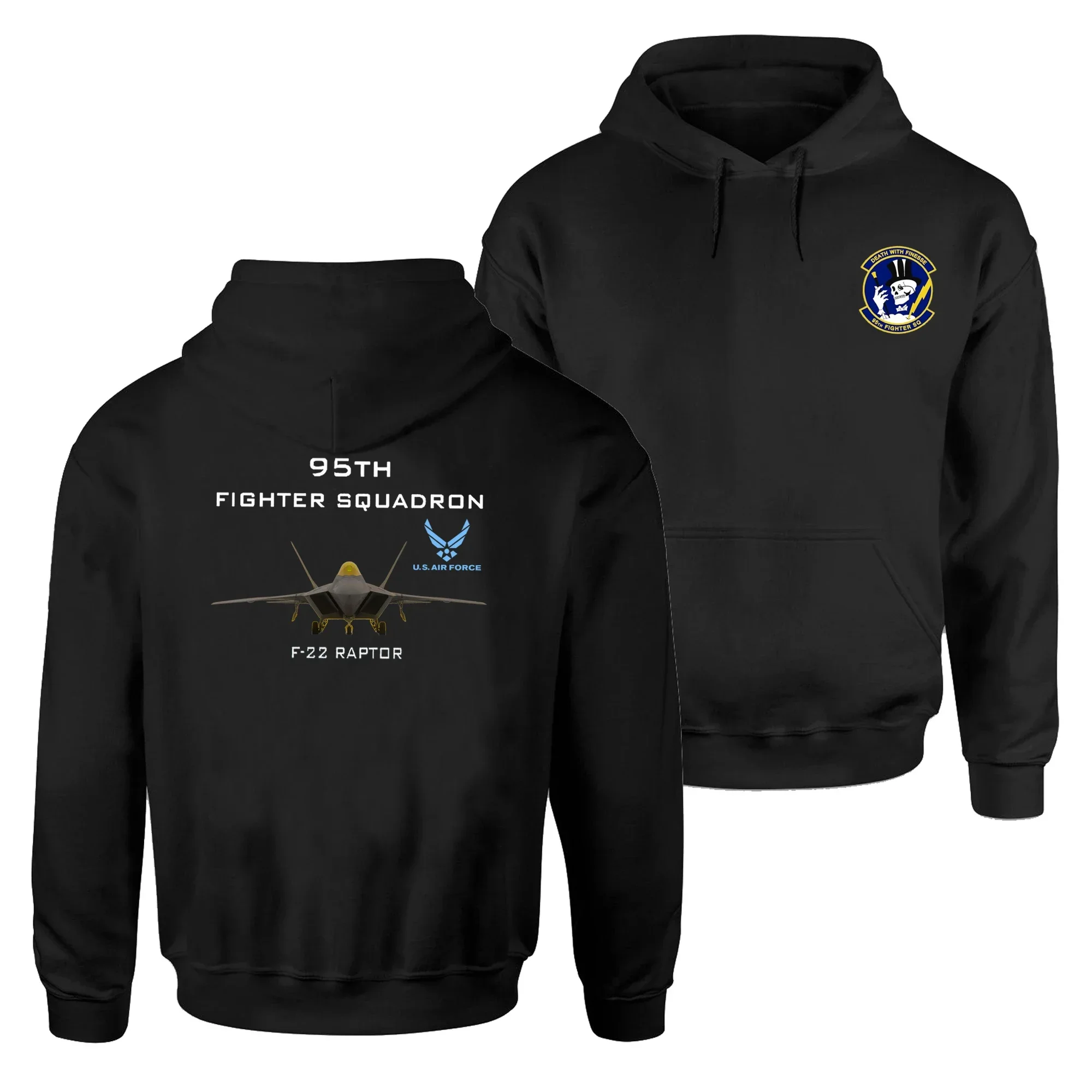 USAF 95th Squadron F-22 Raptor Stealth Fighter Pullover Hoodie Comfortable Cotton Casual Mens Sweatshirt Aviation Streetwear
USAF 95th Squadron F-22 Raptor Stealth Fighter Pullover Hoodie Comfortable Cotton Casual Mens Sweatshirt Aviation Streetwear