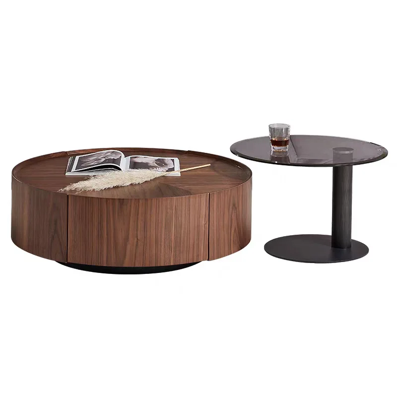 Italian simple luxury solid wood coffee table household small apartment simple modern walnut veneer Internet celebrity size
Italian simple luxury solid wood coffee table household small apartment simple modern walnut veneer Internet celebrity size