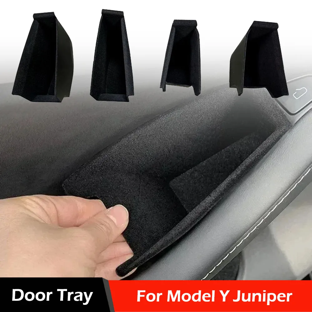 Door Handle Storage Trays for Tesla Model Y Juniper 2025 2026 Inner Door Side Handle Storage Box ABS Plastic Flocked Accessories
Door Handle Storage Trays for Tesla Model Y Juniper 2025 2026 Inner Door Side Handle Storage Box ABS Plastic Flocked Accessories