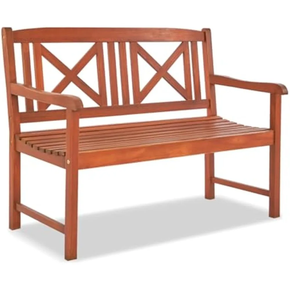 Outdoor Wooden Bench, Weather Acacia Wood Porch Bench, 600 lbs Weight Capacity Rustic Patio Bench, Outside
Outdoor Wooden Bench, Weather Acacia Wood Porch Bench, 600 lbs Weight Capacity Rustic Patio Bench, Outside