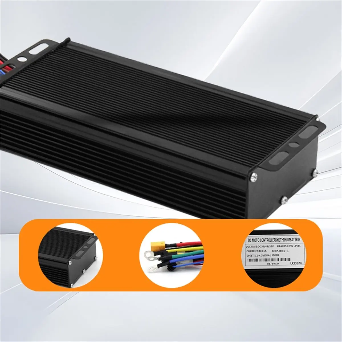 AB31 36V 48V 52V Electric Bike Controller 40A Tri-Mode Controller with Junction Box for Electric Bike Modified Accessories
AB31 36V 48V 52V Electric Bike Controller 40A Tri-Mode Controller with Junction Box for Electric Bike Modified Accessories