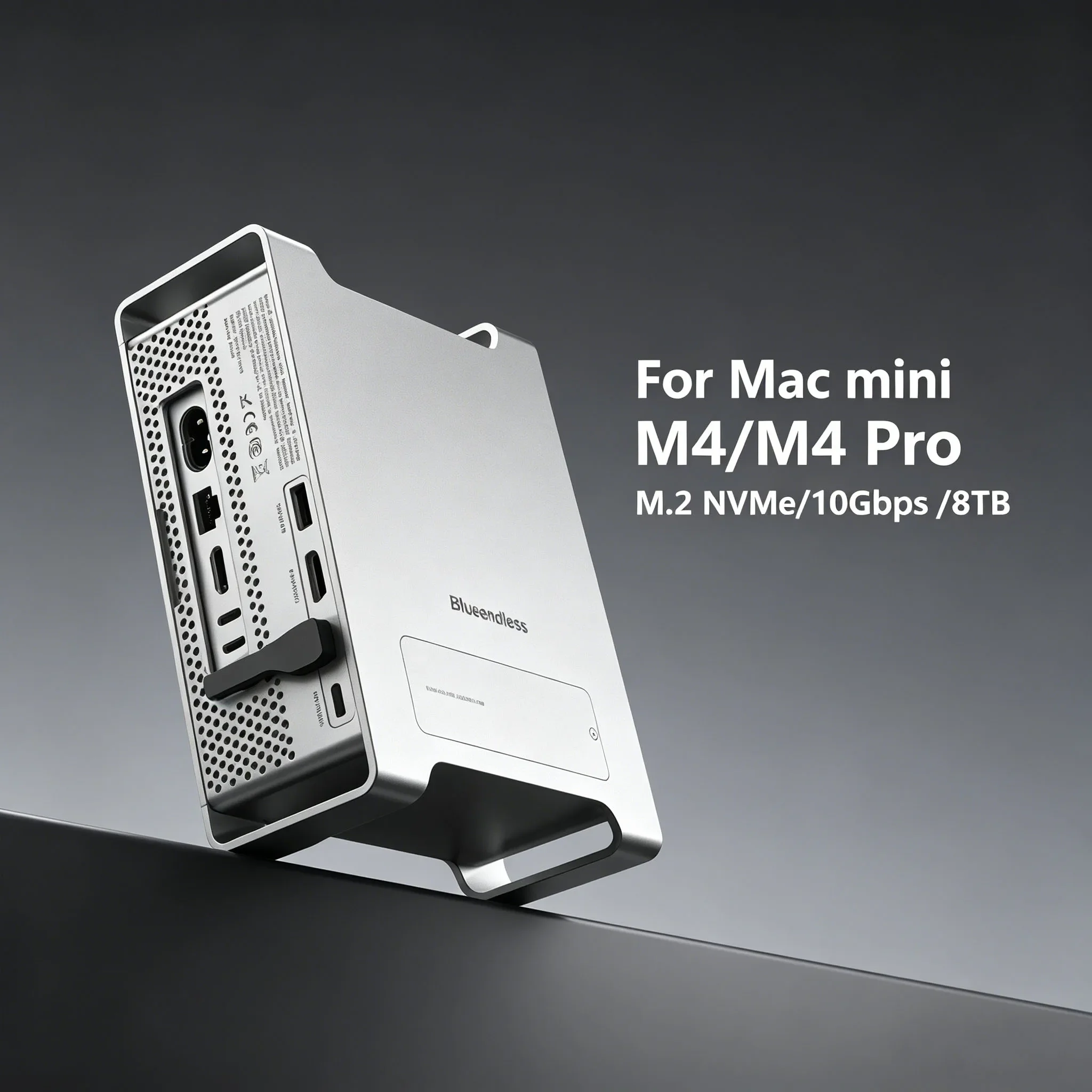 High-Speed 10Gbps C HUB Ssd Docking Stand with M.2 NVMe SSD Enclosure 4K/60HZ HDMI-Com SD4.0 TF4.0 For 2024 MAC Mini M4/M4 Pro
High-Speed 10Gbps C HUB Ssd Docking Stand with M.2 NVMe SSD Enclosure 4K/60HZ HDMI-Com SD4.0 TF4.0 For 2024 MAC Mini M4/M4 Pro