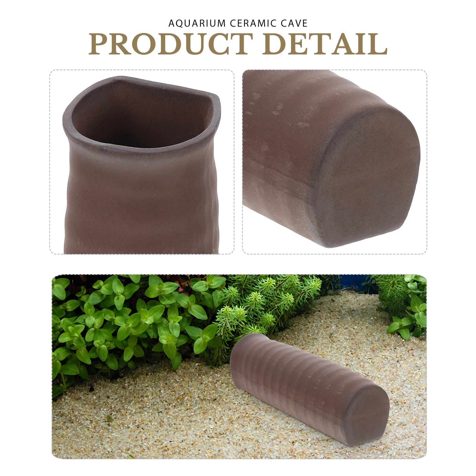 1Pcs Fish Tank Ceramic Shelters Hiding Cave for Fish Tank Aquarium Landscaping Adorns Breeding Cave for Aquarium Use
1Pcs Fish Tank Ceramic Shelters Hiding Cave for Fish Tank Aquarium Landscaping Adorns Breeding Cave for Aquarium Use