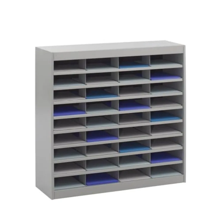 E-Z Stor Literature Organizer, 36 Compartments, Office and Classroom Commercial Grade Steel Mailbox Mail Sorter, Heavy Duty Con
E-Z Stor Literature Organizer, 36 Compartments, Office and Classroom Commercial Grade Steel Mailbox Mail Sorter, Heavy Duty Con