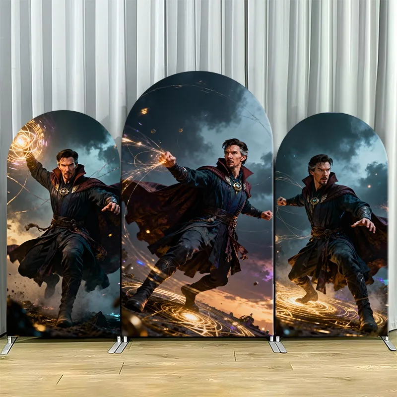 Arch Backdrop Cover Single Side Doctor Strange Magic Sorcerer Pose Cosmic Energy Party Decoration Photo Booth Background Props
Arch Backdrop Cover Single Side Doctor Strange Magic Sorcerer Pose Cosmic Energy Party Decoration Photo Booth Background Props