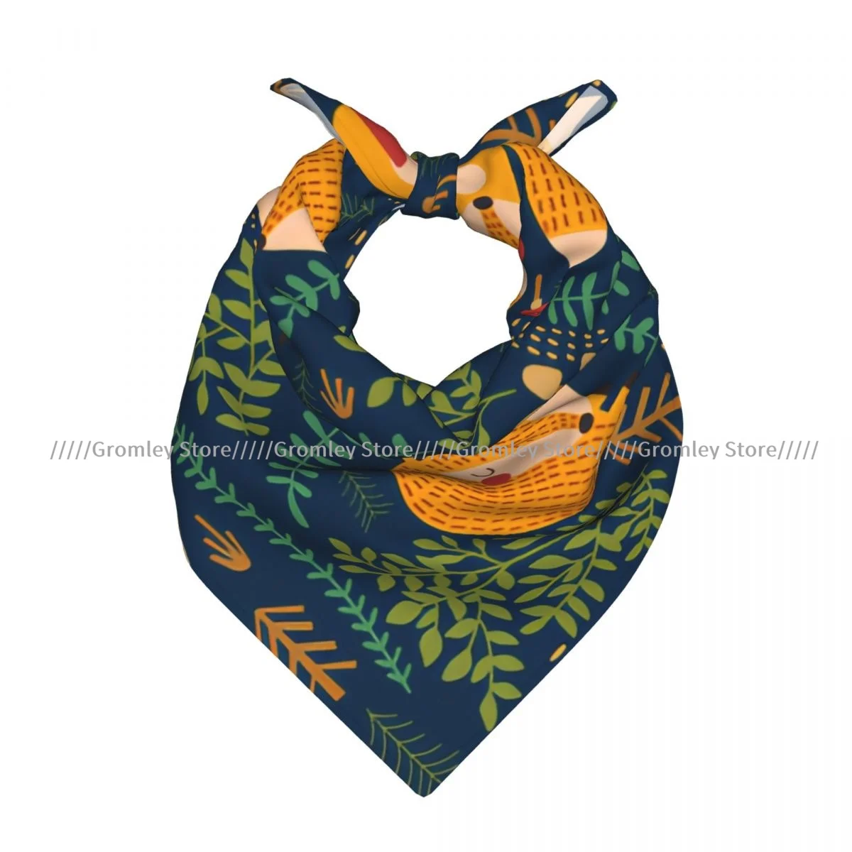 Cute Fox Print Square Scarf Soft Breathable Daily Kerchief
Cute Fox Print Square Scarf Soft Breathable Daily Kerchief