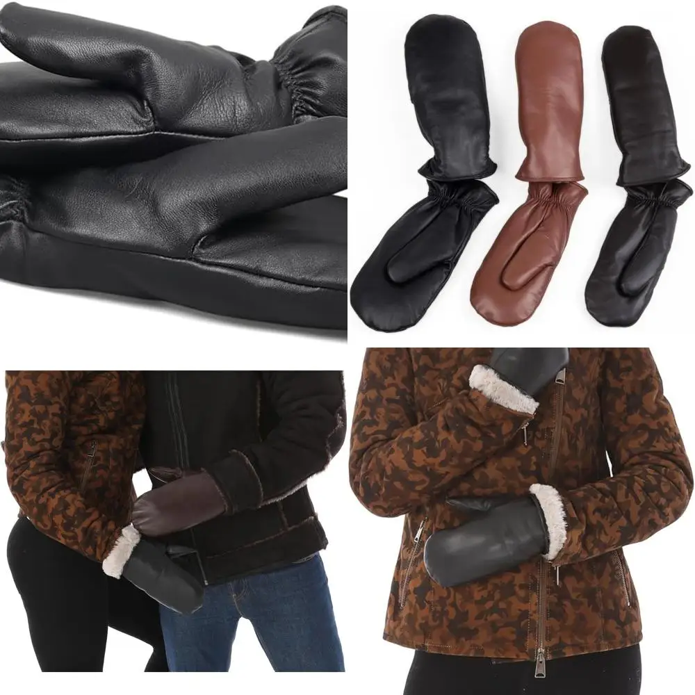 Кожаные варежки унисекс на подкладке из овчины — теплые водонепроницаемые зимние перчатки из овчины для холодной погоды для мужчин и женщин
Кожаные варежки унисекс на подкладке из овчины — теплые водонепроницаемые зимние перчатки из овчины для холодной погоды для мужчин и женщин